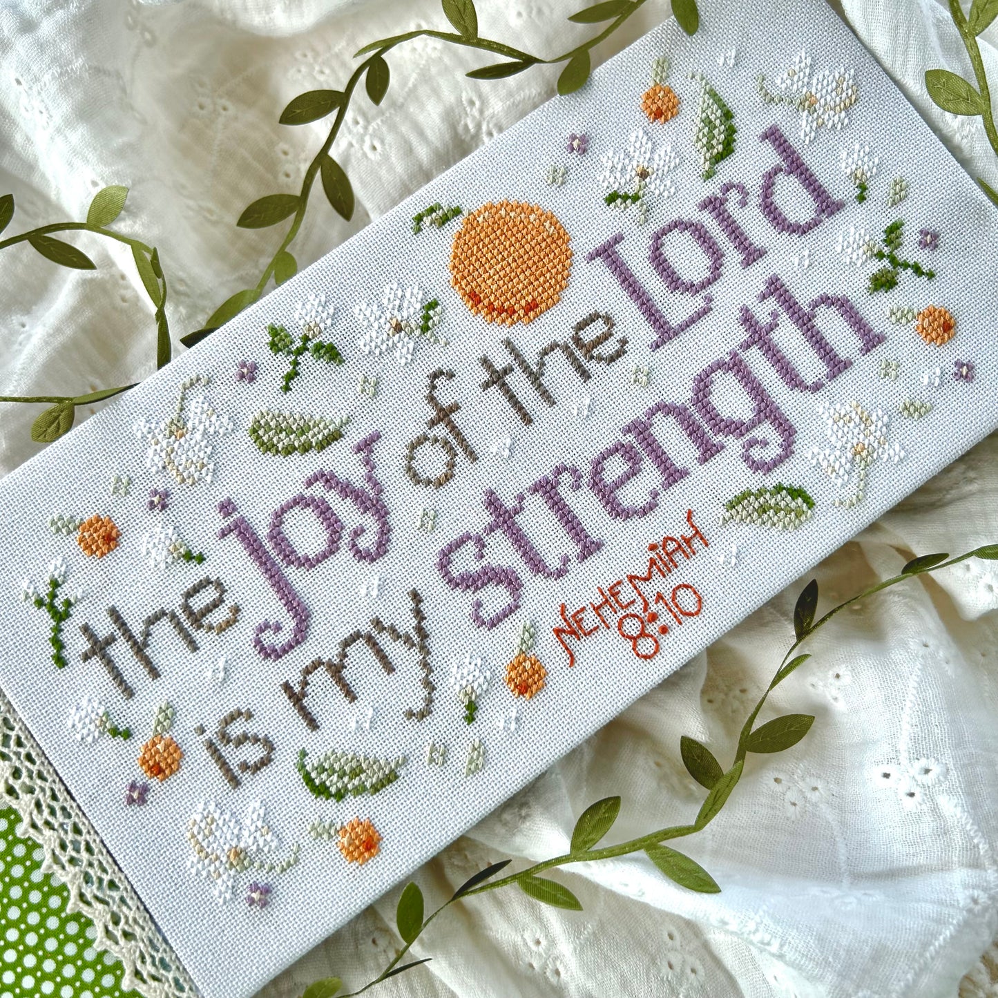 PREORDER Choose Joy - Sweet Wing Studio - Cross Stitch Pattern, Needlecraft Patterns, The Crafty Grimalkin - A Cross Stitch Store