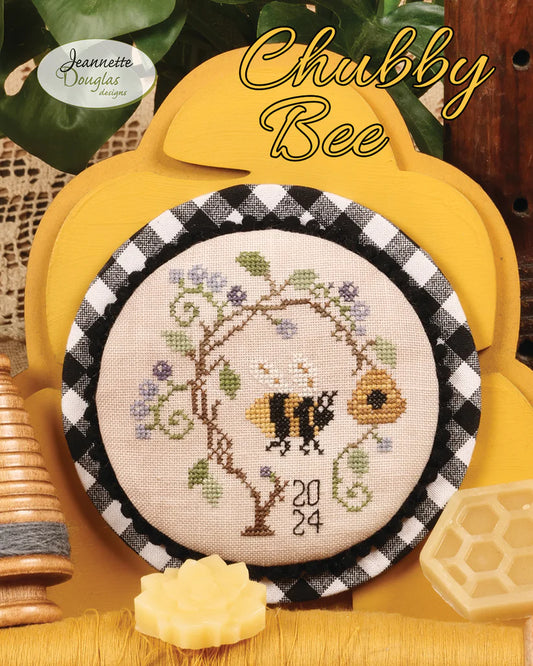 Chubby Bee - Jeannette Douglas - Cross Stitch Pattern