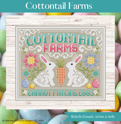 Cottontail Farms - Shannon Christine Designs - Cross Stitch Pattern, Needlecraft Patterns, The Crafty Grimalkin - A Cross Stitch Store