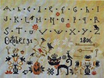 October 31 - Barbara Ana Designs - Cross Stitch Pattern