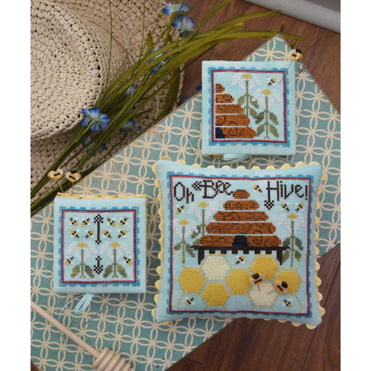 Oh Bee Hive - Hands on Design - Cross Stitch, Needlecraft Patterns, Needlecraft Patterns, The Crafty Grimalkin - A Cross Stitch Store