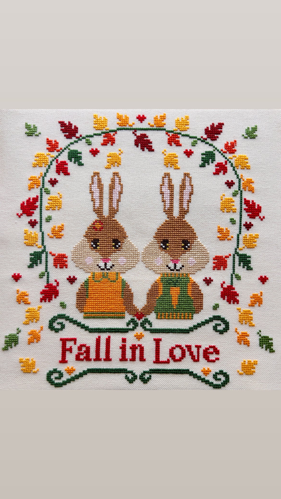 PREORDER Fall in Love December Stitches Cross Stitch Pattern The