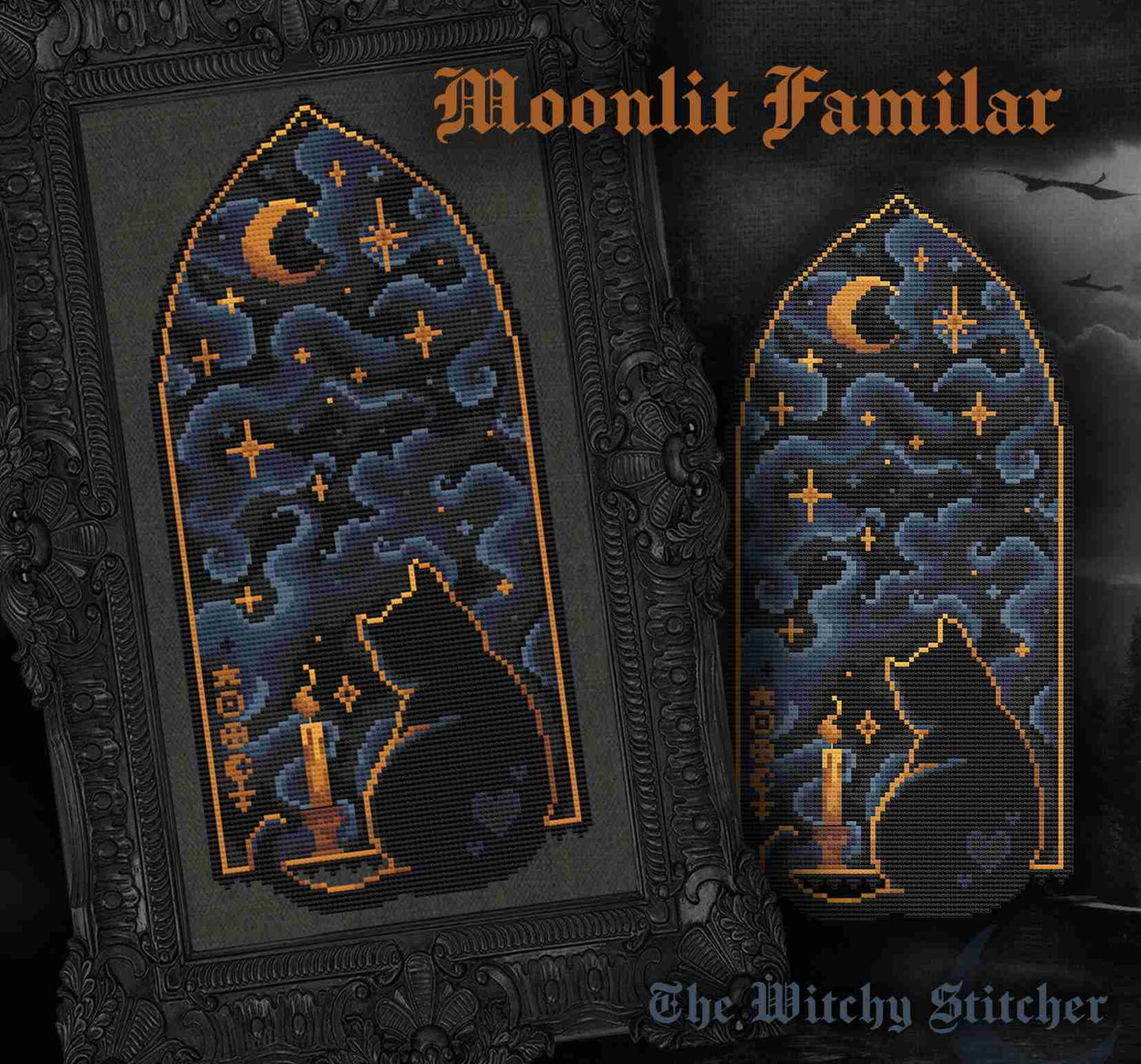 PREORDER Moonlight Familar - Witchy Stitcher - Cross Stitch Pattern