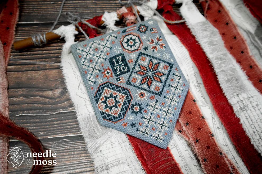 Stars and Stripes - Needle & Moss - Cross Stitch Pattern