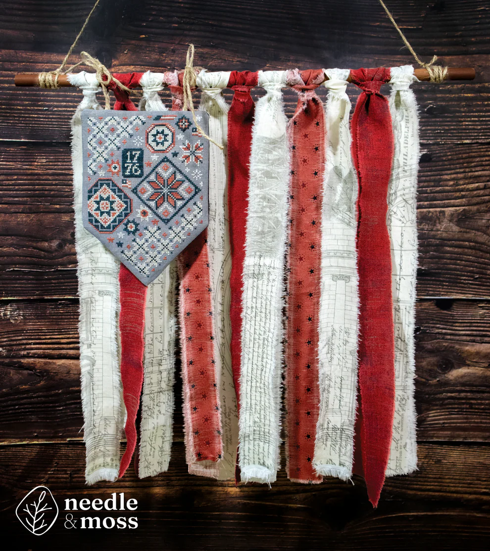 Stars and Stripes - Needle & Moss - Cross Stitch Pattern