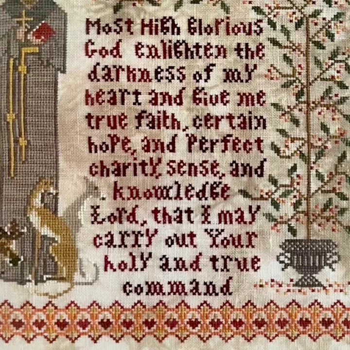 Franciscan Prayer Sampler - Dirty Annie's - Cross Stitch Pattern