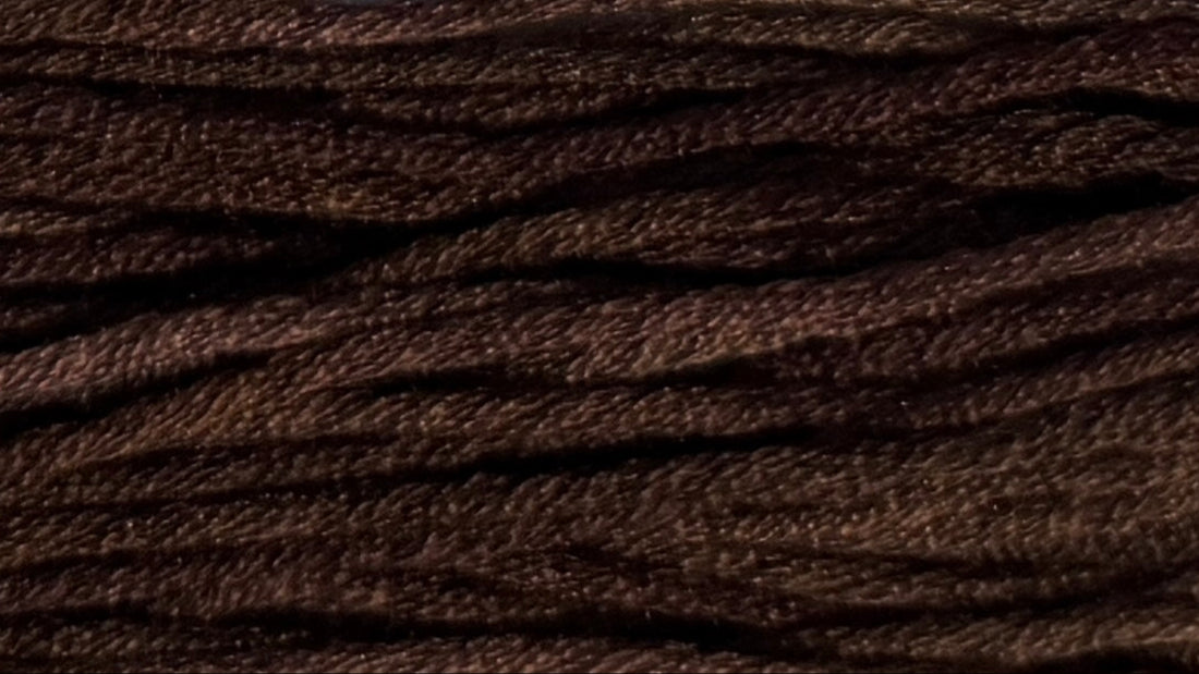 Coffee Bean #166 - 12 Stranded Silk Thread - Gloriana Silk