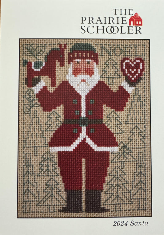 2024 Schooler Santa - The Prairie Schooler - Cross Stitch Pattern