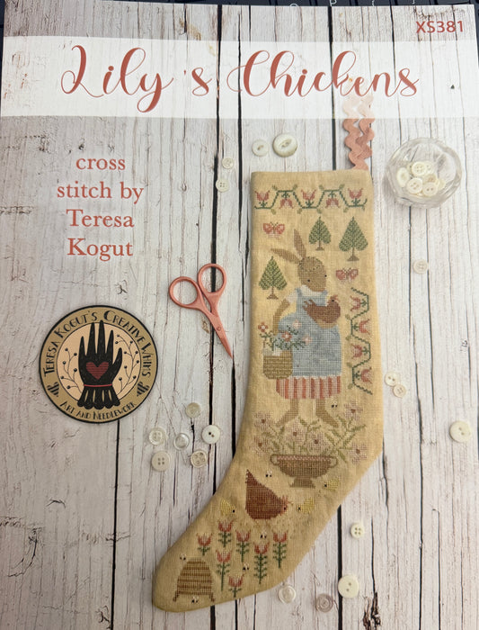 Lily's Chickens - Teresa Kogut - Cross Stitch Pattern