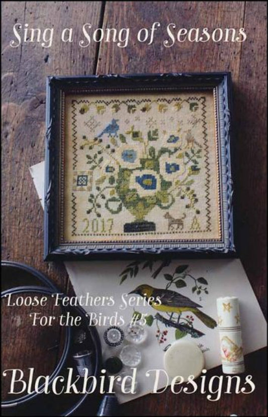 Loose Feathers #5- Sing a Song of Seasons - Blackbird Designs - Cross Stitch Pattern, Needlecraft Patterns, Needlecraft Patterns, The Crafty Grimalkin - A Cross Stitch Store
