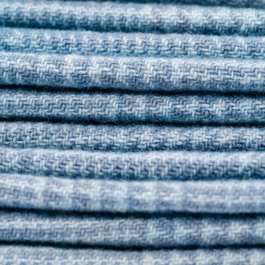 Blue Heron Glen Plaid Wool Fabric - Weeks Dye Works
