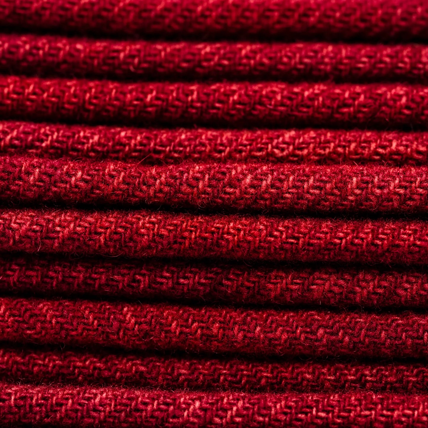 Lancaster Red Glen Plaid Wool Fabric - Weeks Dye Works