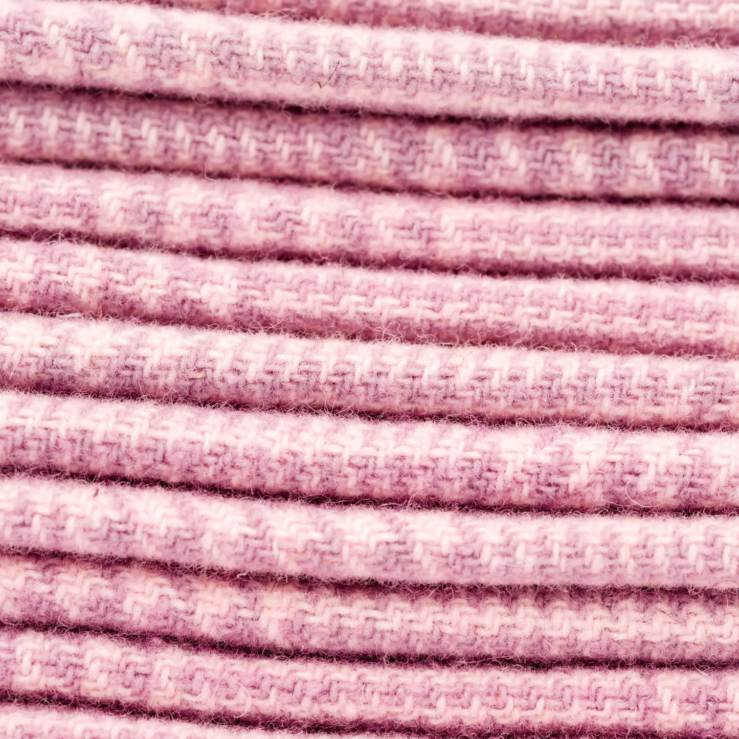 Emma's Pink Glen Plaid Wool Fabric - Weeks Dye Works
