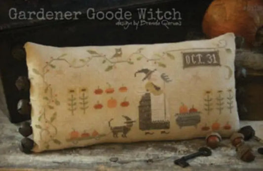Gardener Goode Witch - With Thy Needle and Thread - Cross Stitch Pattern