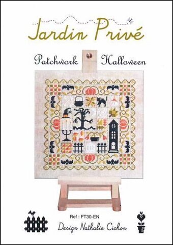 Patchwork Halloween - Jardin Prive - Cross Stitch Pattern, Needlecraft Patterns, Needlecraft Patterns, The Crafty Grimalkin - A Cross Stitch Store
