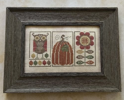 Harvest Etchings - Heart in Hand - Cross Stitch Pattern