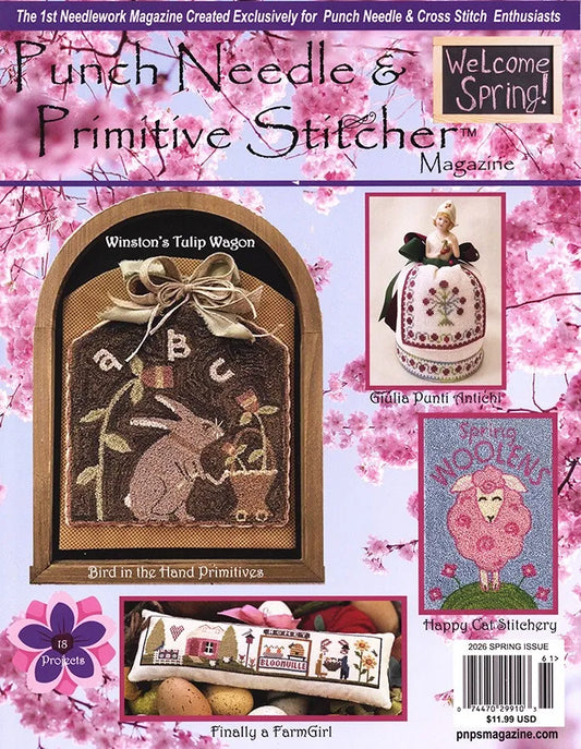 Punch Needle and Primitive Stitcher Magazine - Spring 2026