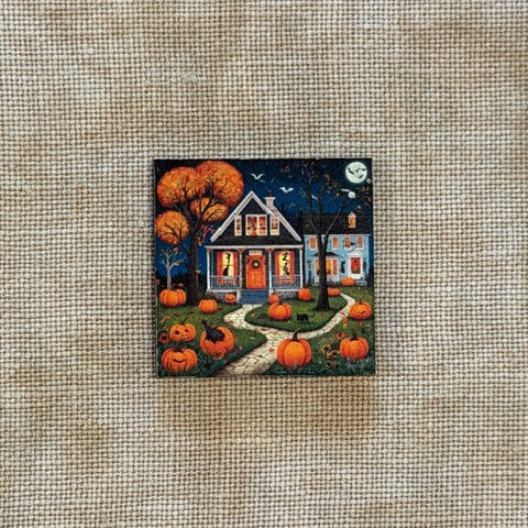 Autumn House 3 Wooden Magnetic Needle Minder