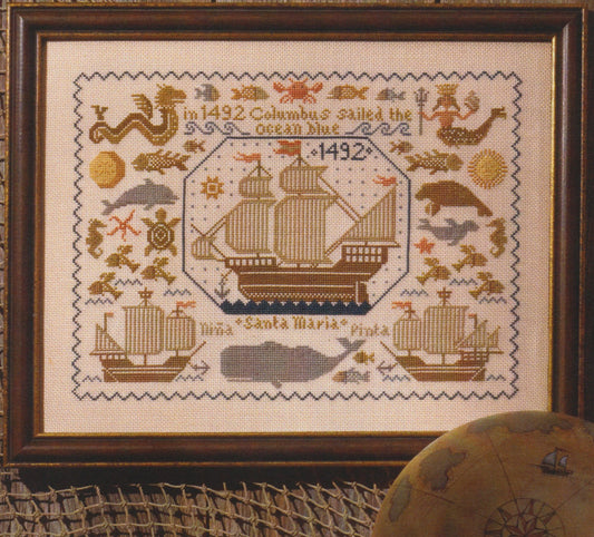 New World Sampler Book No. 34 - The Prairie Schooler - Cross Stitch Pattern