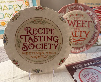 Plate-I-Tudes Supper Club - Robin Pickens  - Cross Stitch Pattern