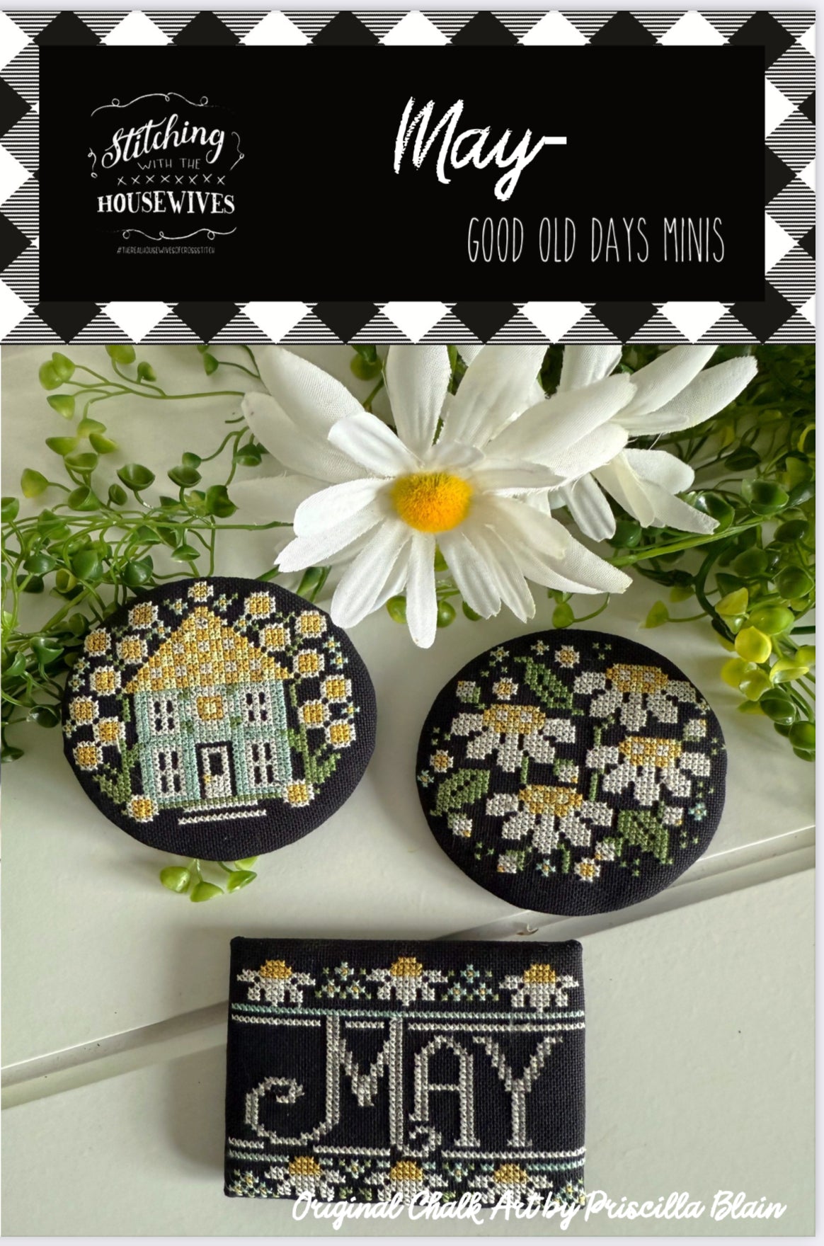 May, Good Old Days - Stitching with the Housewives - Cross Stitch Pattern, Needlecraft Patterns, The Crafty Grimalkin - A Cross Stitch Store