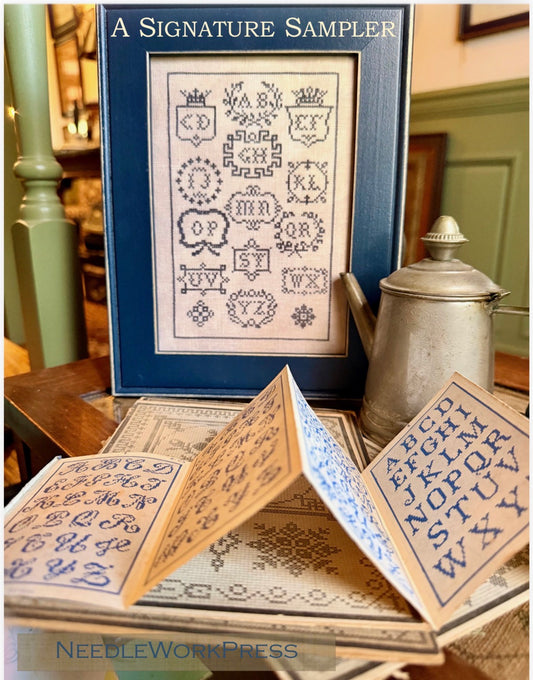 PREORDER A Signature Sampler - Needlework Press - Cross Stitch Pattern