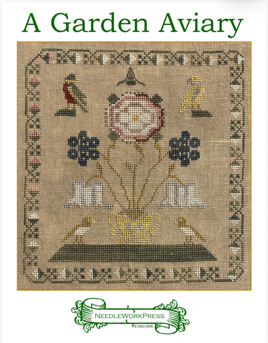 PREORDER A Garden Aviary - Needlework Press - Cross Stitch Pattern