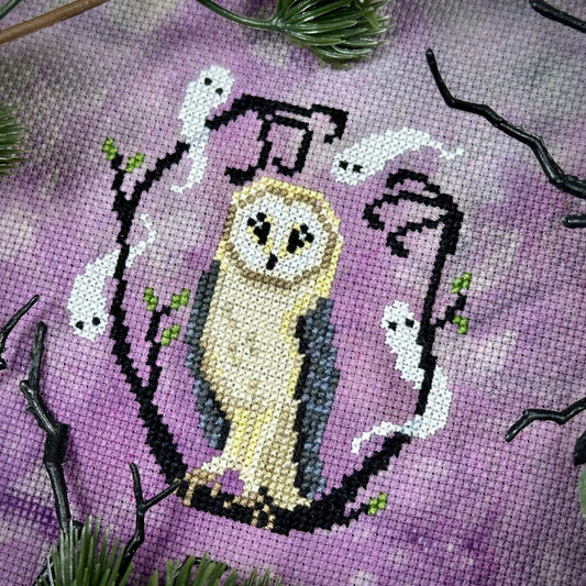 Ominous Owl - Stitch Crypt - Cross Stitch Pattern