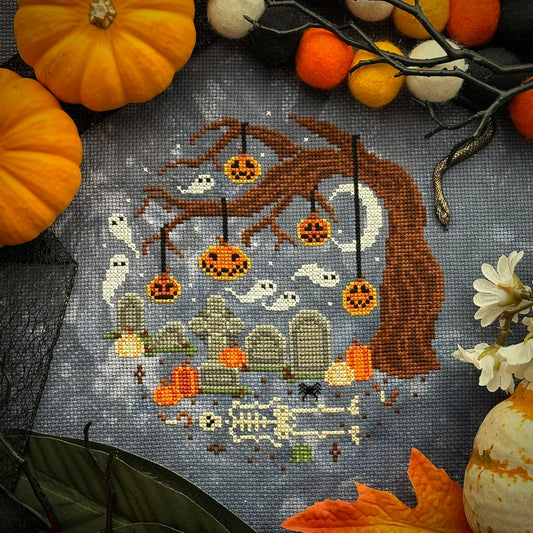Pumpkin Night - Stitch Crypt - Cross Stitch Pattern