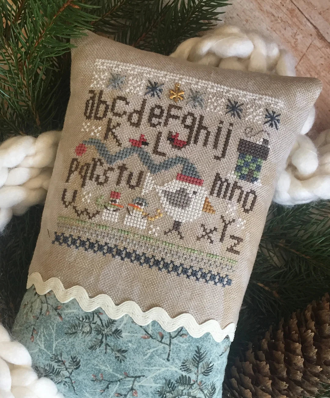 Bird in the Hand: Winter - Heart In Hand Needleart - Cross Stitch Pattern, Needlecraft Patterns, Needlecraft Patterns, The Crafty Grimalkin - A Cross Stitch Store