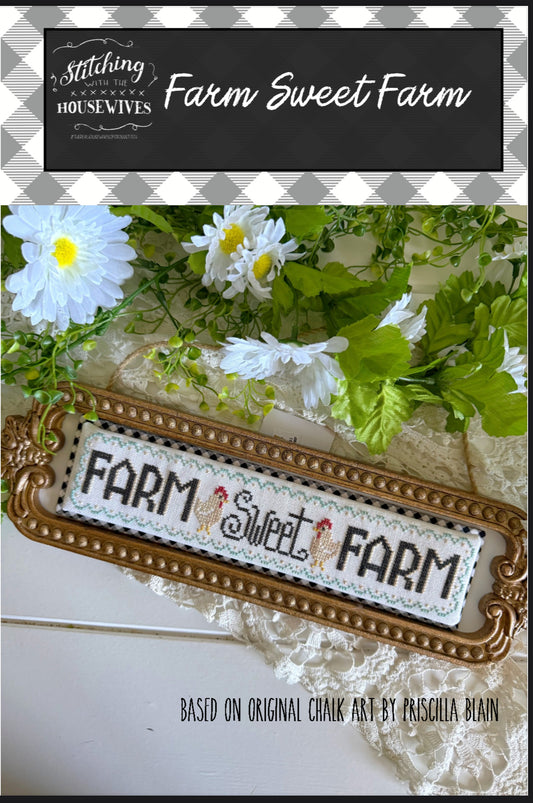 Farm Sweet Farm - Stitching with the Housewives - Cross Stitch Pattern