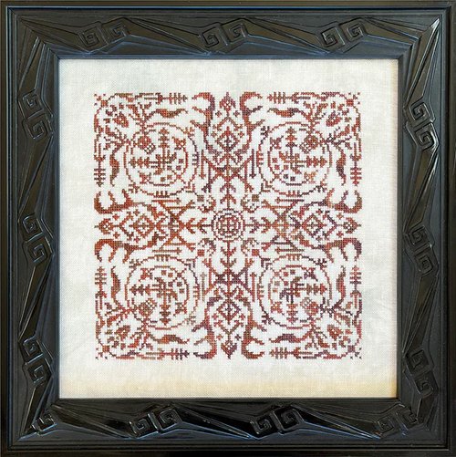 New Alchemy: Wisdom - Ink Circles - Cross Stitch Pattern
