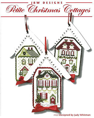Petite Christmas Cottages - JBW Designs - Cross Stitch Pattern, Needlecraft Patterns, Needlecraft Patterns, The Crafty Grimalkin - A Cross Stitch Store