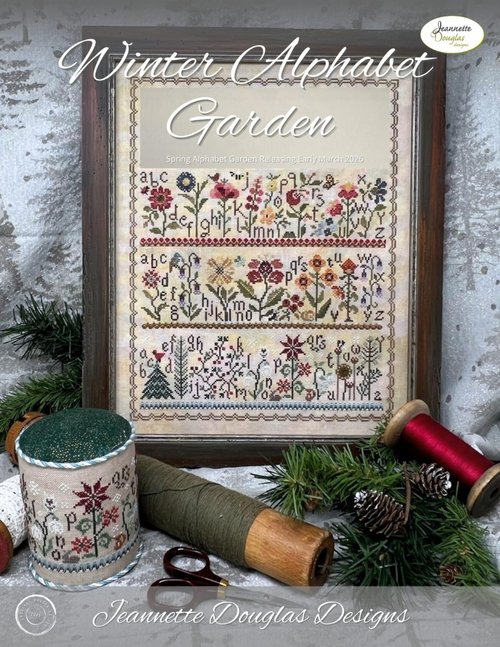 Winter Alphabet Garden - Jeannette Douglas - Cross Stitch Pattern