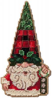 Gnome with Bells by Jim Shore (2024) - Mill Hill - Cross Stitch Kit
