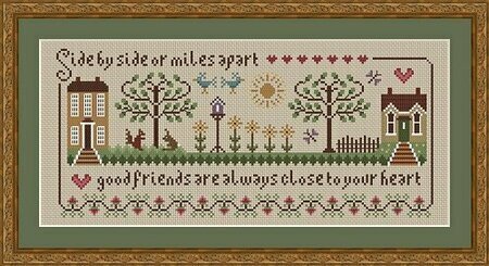 Friendship Sampler - Little Dove Designs - Cross Stitch Pattern, Needlecraft Patterns, The Crafty Grimalkin - A Cross Stitch Store