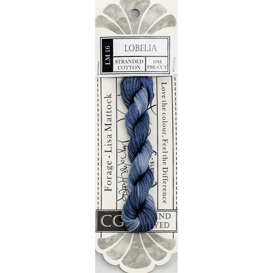 Lobelia LM 16 - Cottage Garden Threads, Thread & Floss, The Crafty Grimalkin - A Cross Stitch Store