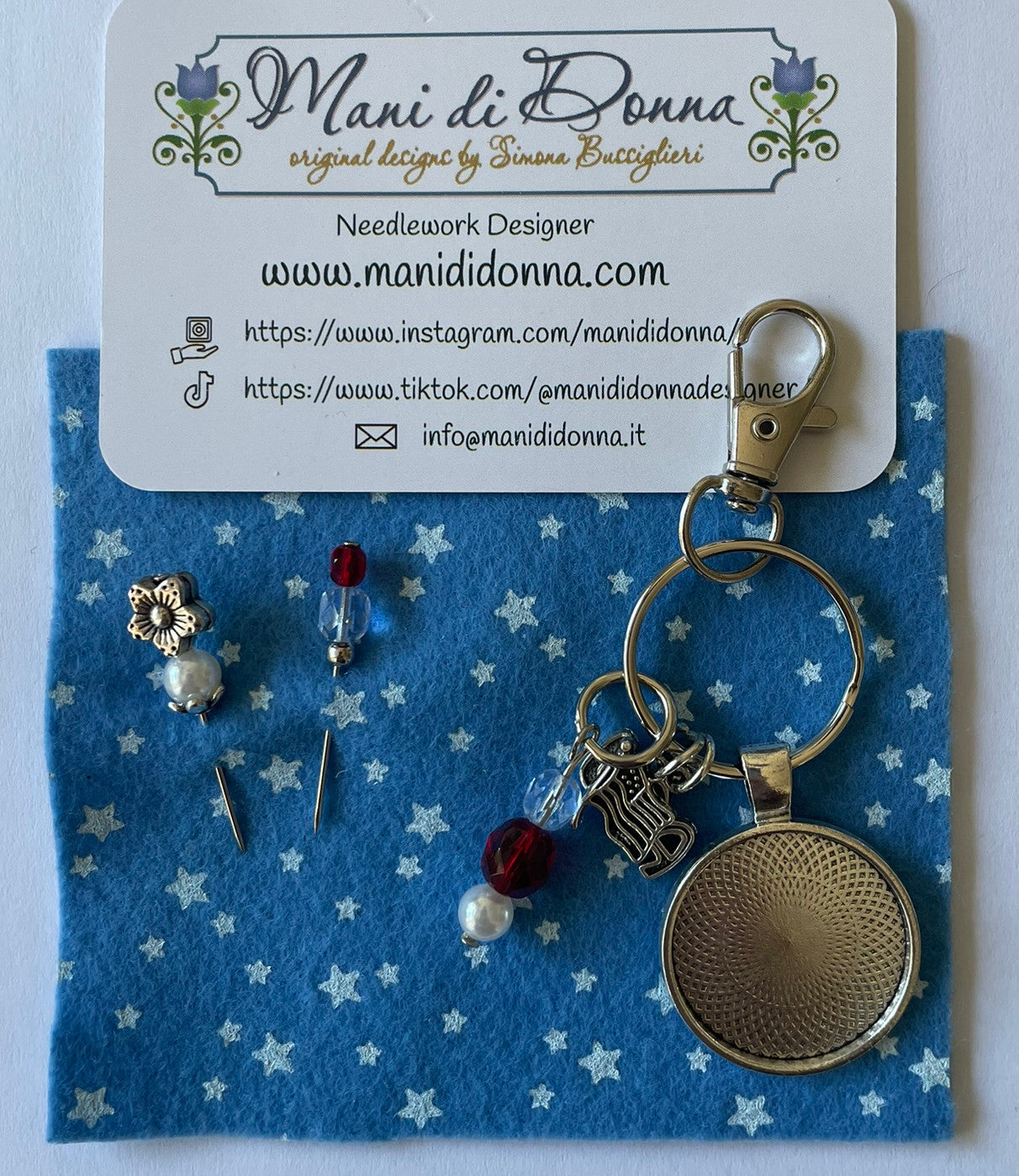 Liberty Sewing Set - Mani Di Donna - Cross Stitch Pattern