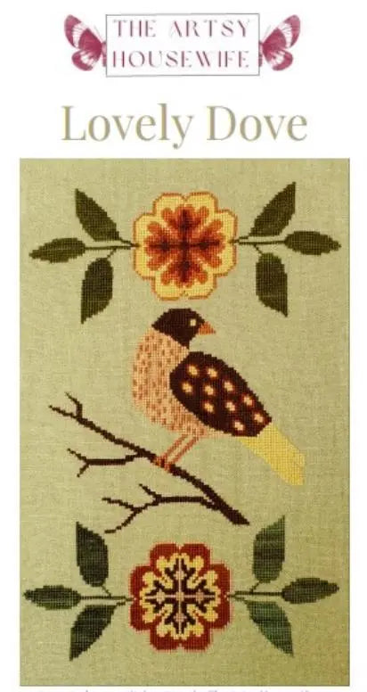 Lovely Dove - The Artsy Housewife - Cross Stitch Pattern, Needlecraft Patterns, The Crafty Grimalkin - A Cross Stitch Store