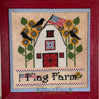 The Flag Farm  - Mani di Dona - Cross Stitch Pattern, Needlecraft Patterns, The Crafty Grimalkin - A Cross Stitch Store