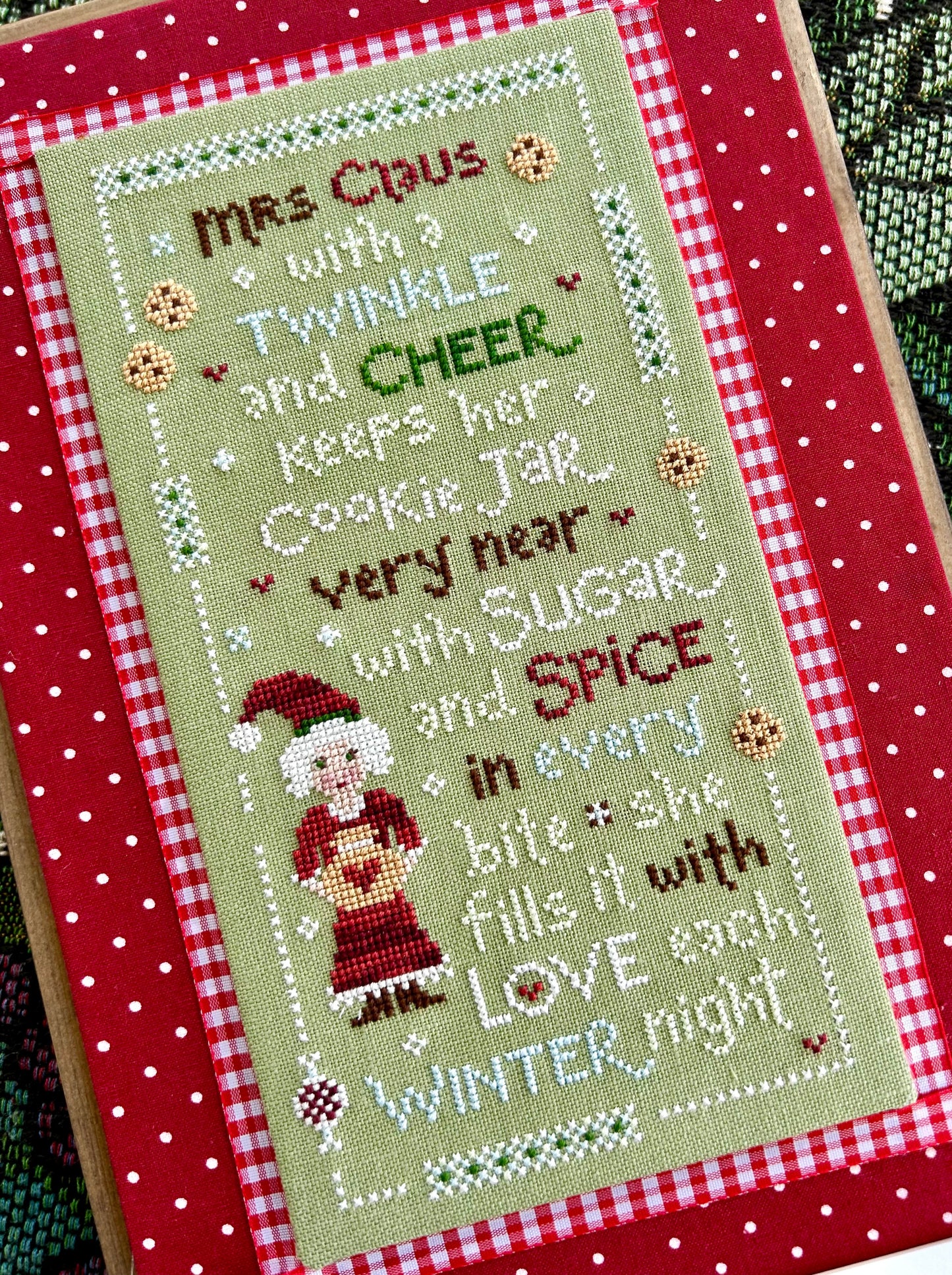 Mrs. Claus’s Cookies - Sweet Wing Studio - Cross Stitch Pattern