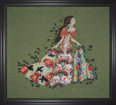 Blackbird - Mirabilia Designs - Cross Stitch Pattern/Embellishments