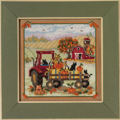 Hayride Country Lane - Mill Hill - Autumn 2023 Buttons and Beads, Needlecraft Kits, Needlecraft Kits, The Crafty Grimalkin - A Cross Stitch Store
