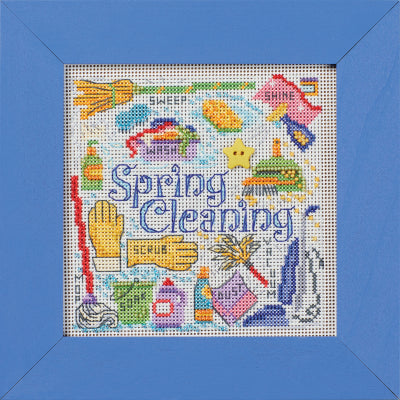 Spring Cleaning - Mill Hill - Spring 2024 Buttons and Beads Kit, Needlecraft Kits, Needlecraft Kits, The Crafty Grimalkin - A Cross Stitch Store