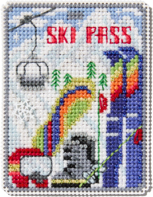 Ski Pass - Mill Hill - Winter 2025 Seasonal Ornament