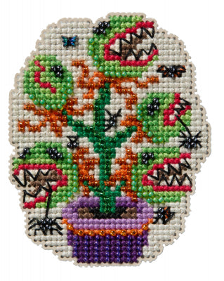 Monster Plant - Mill Hill - Autumn 2025 Seasonal Ornament, Needlecraft Kits, Needlecraft Kits, The Crafty Grimalkin - A Cross Stitch Store