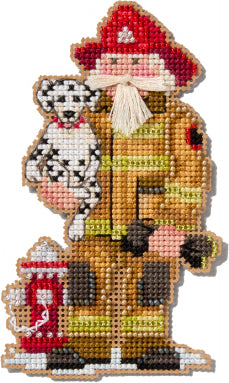 Firefighter Santa - Mill Hill - Winter 2025 First Responder Santas