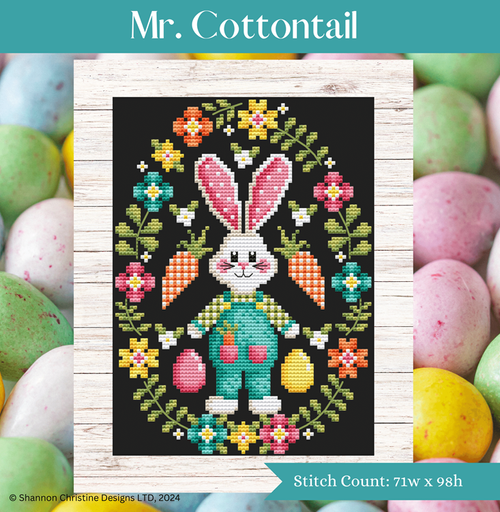 Mr. Cottontail - Shannon Christine Designs - Cross Stitch Pattern