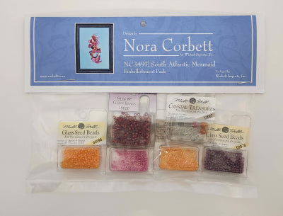 South Atlantic Mermaid - Nora Corbett - Cross Stitch Pattern/Embellishments, Needlecraft Patterns, Needlecraft Patterns, The Crafty Grimalkin - A Cross Stitch Store