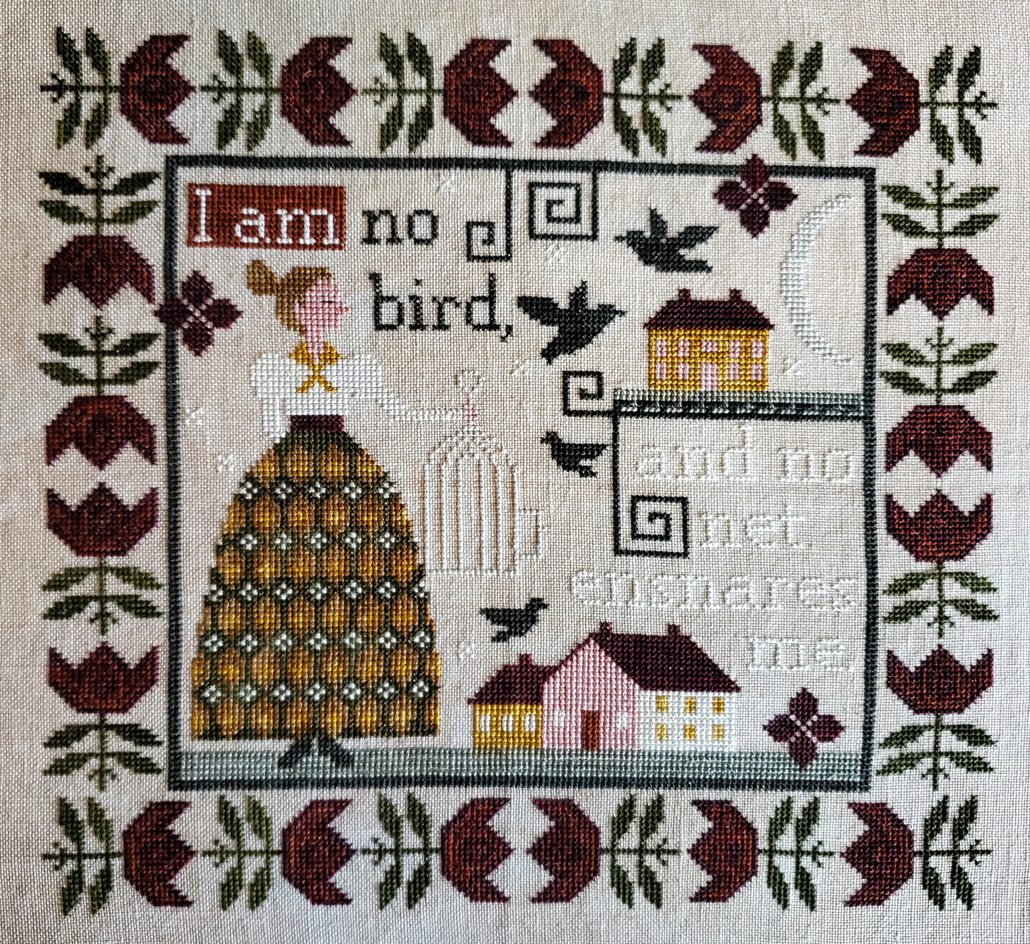 No Net Ensnares me - Artsy Housewife - Cross Stitch Pattern